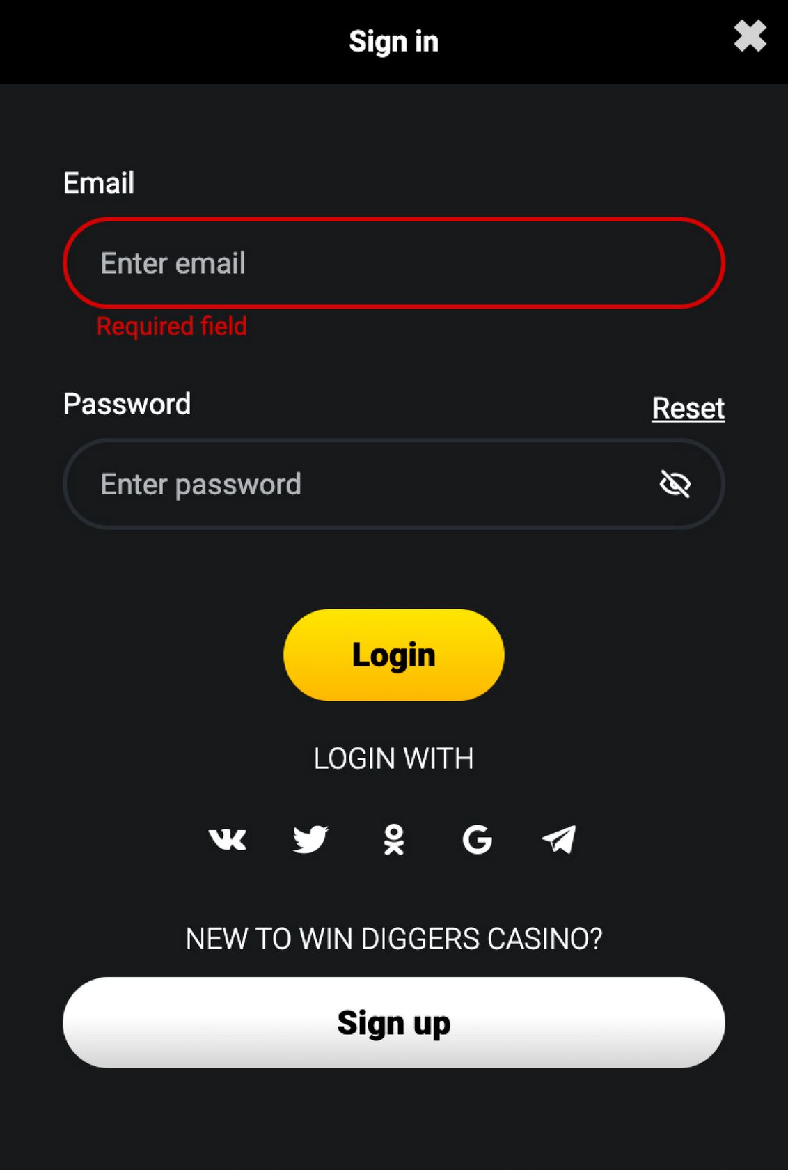 Win Diggers Casino respectable online casino out Gamstop